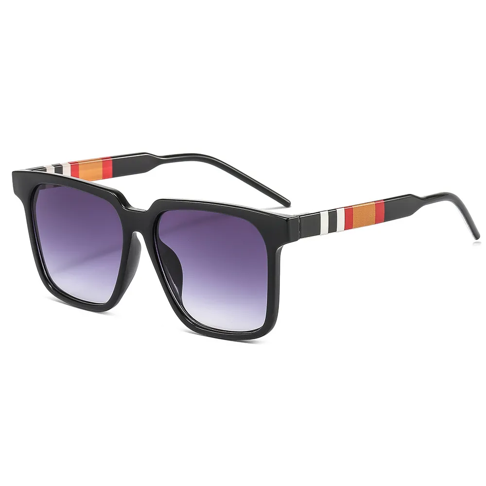 Okulary przeciwsłoneczne Modna kwadratowa rama okulary przeciwsłoneczne retro cukierki wszechstronne uliczne okulary przeciwsłoneczne grube ramy