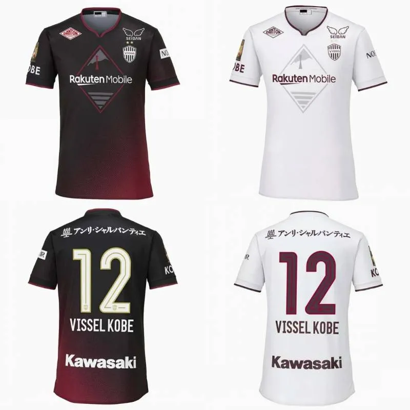 2024/25 Vissel Camisas de futebol J1 League # 10 OSAKO A.INIESTA YOSUKE Uniforme de futebol 2025 # 9 MIYASHIRO MUTO Home Away Terceira camisa de futebol