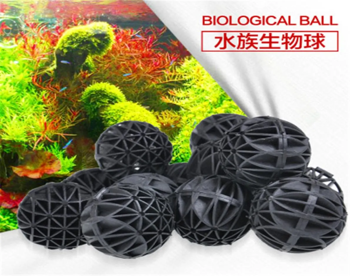 250 pçs bioballs aquário filtro de mídia com esponja tanque de peixes koi lagoa filtro cárter filtros material bolas biológicas7971271