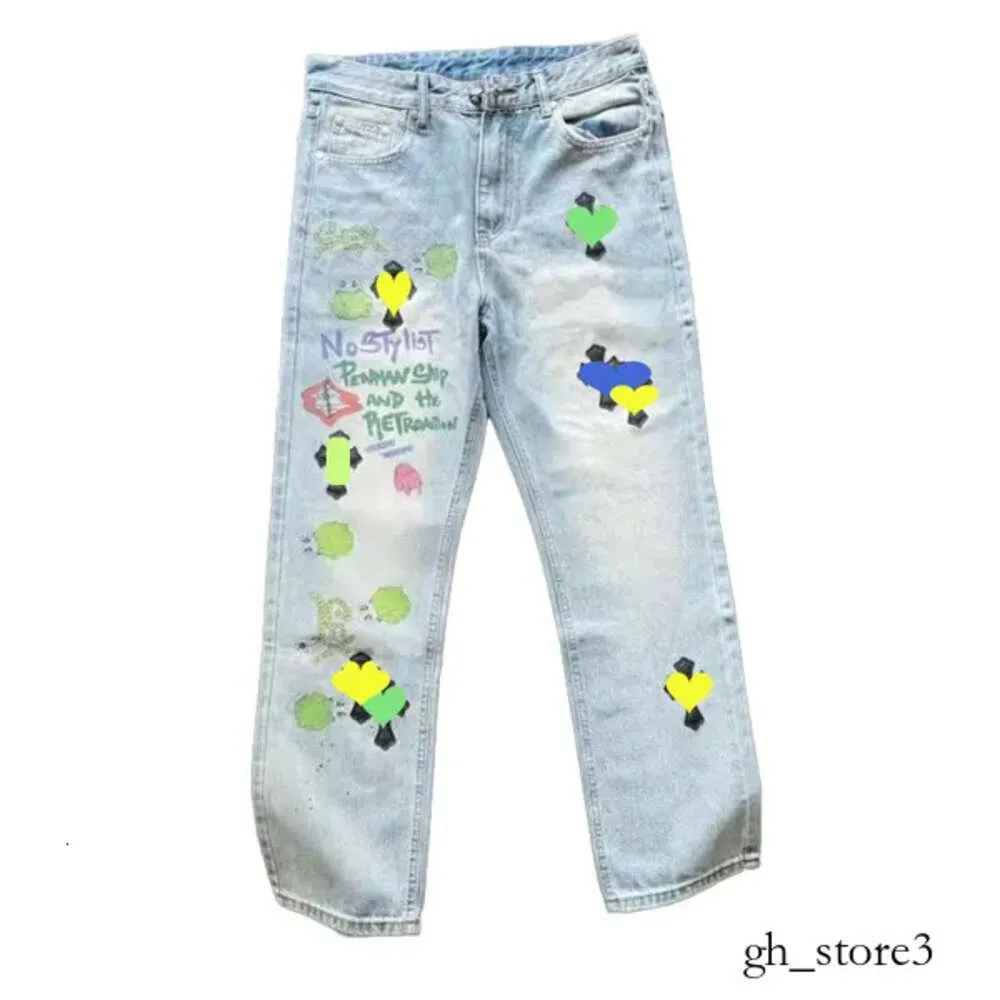 メンズジーンズのデザイナーjeancpchromeheartStrousers男性刺繍パッチワークはトレンドのためにリッピングされたモーターサイクルパンツメンズスキニーファッションジーンズ358