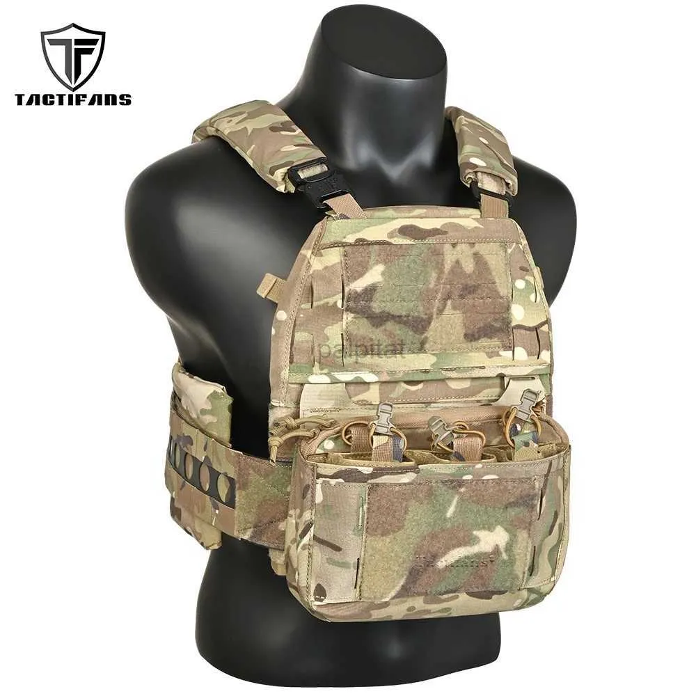 Tactical Vests Ferro Style FCPC V5 tactical vest plate carrier DOPE front pouch Assult Cummerbund padded shoulder strap military hunting vest 240315