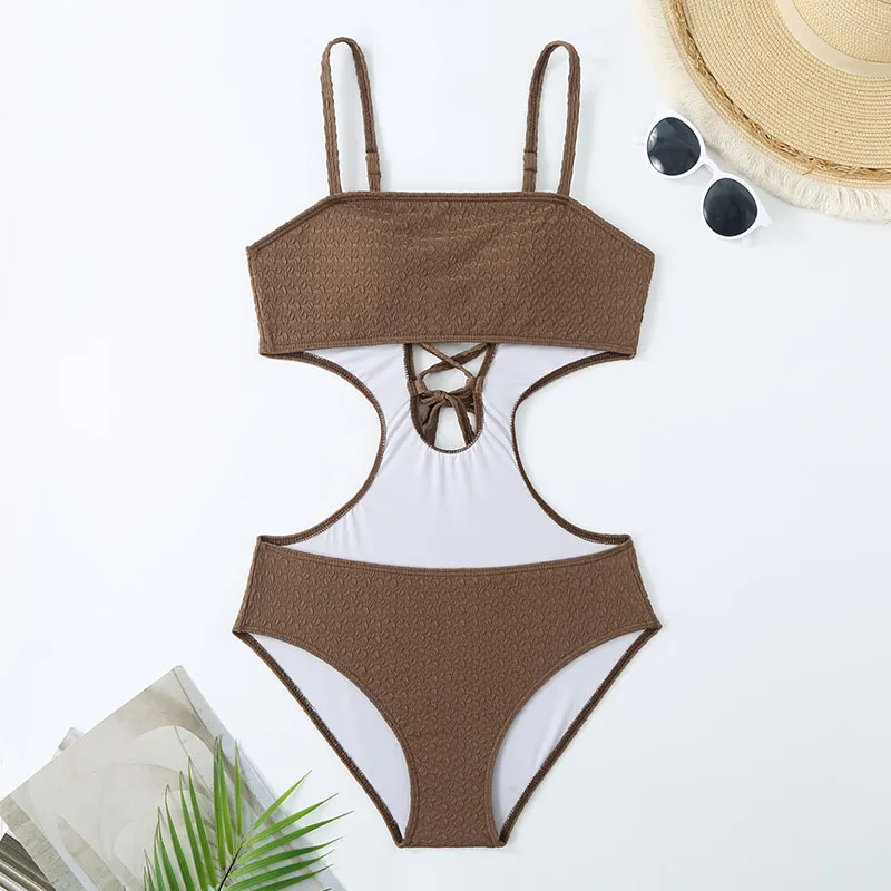 Nowy seksowny projektant odzieży damskiej bikini letni styl plażowy Slim Fit Swimsuit