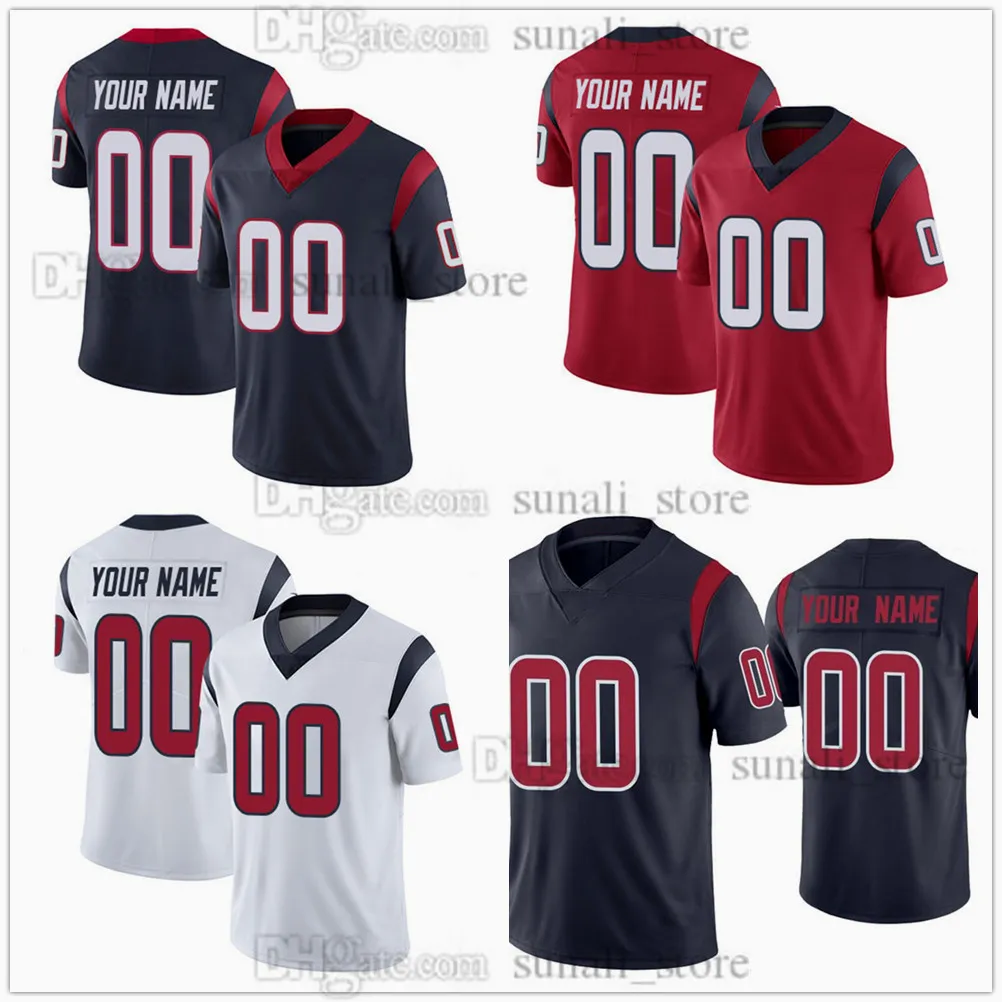 2024 Maglie da calcio firmate Joe Mixon Danielle Hunter Azeez Al-Shair Lonnie Johnson Jr. Foley Fatutukasi Jeff Okudah Mike Ford Townsend David Sharpe Settle