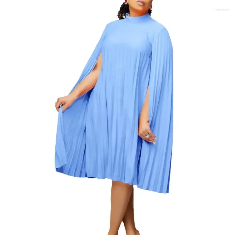 Vêtements ethniques Élégant Plus Taille Femmes Robe Mode Ruché Soirée Dames Robes 2024 Été Femelle Grandes Tailles Robes De Luxe