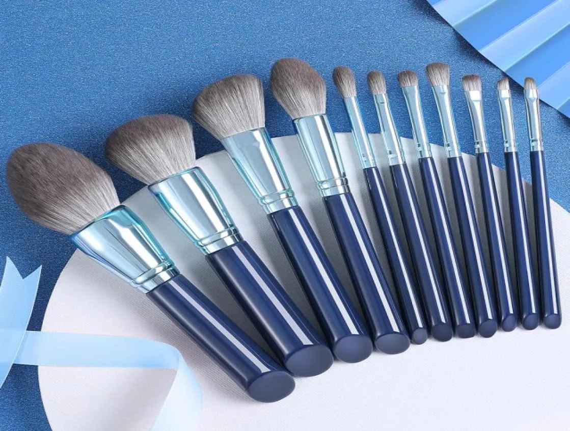 Custom Logo Makeup Brush Luxury Beauty Brushes Super Soft Vegan Cosmetics Foundation Make up Tool Set9178470