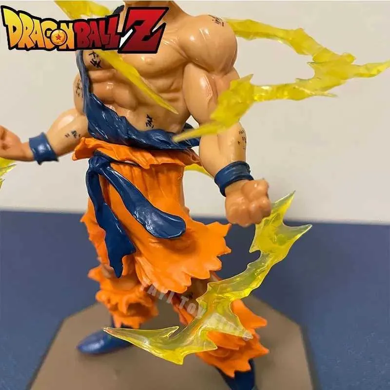Action Toy Figures Hot Son Goku Super Saiyan Anime Figure 16cm Goku DBZ Action Figure Model Gifts Collectible Figurines for Kids