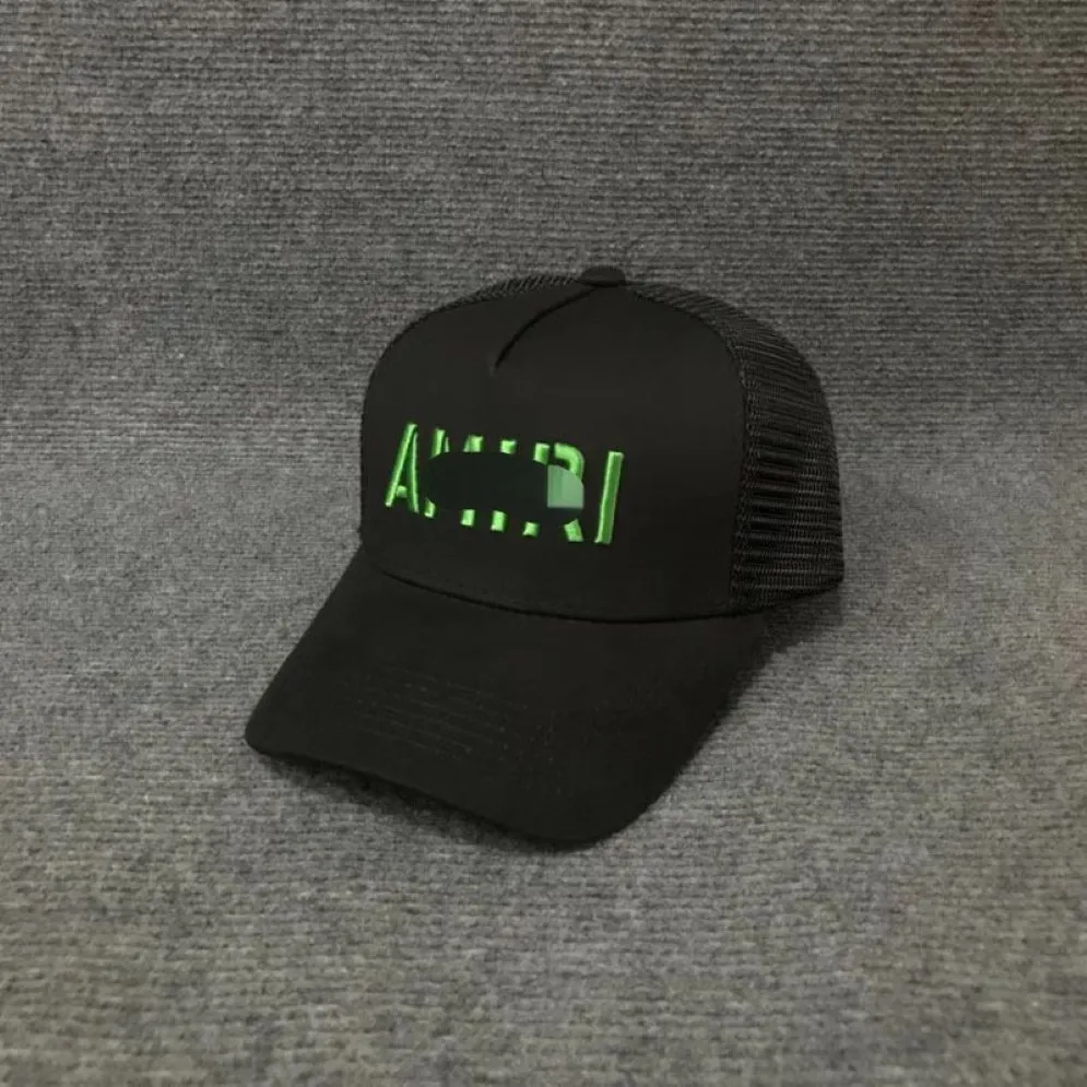 Senaste färger bollmössor lyxiga designers hatt mode trucker kepsar broderi am bokstäver hip hop hats211w