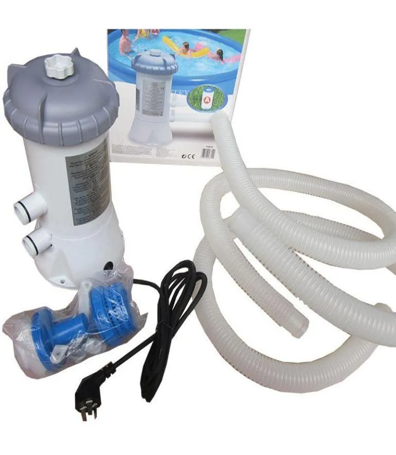 Bomba elétrica de filtro de piscina para piscinas acima do solo, ferramenta de limpeza, filtro de piscina, purificador de água kka79489481384