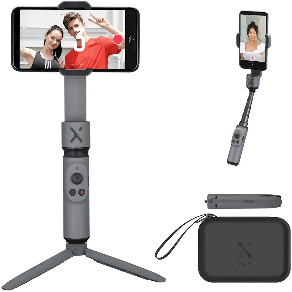 Heads Zhiyun Official Smooth X Selfie Stick Gimbal Palo Phone For Smartphones Xiaomi Redmi Huawei iPhone Samsung Handheld Stabilizer