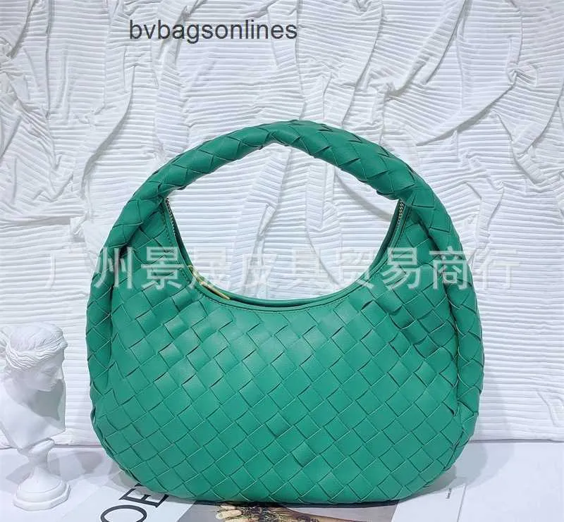 Counter Quality Bottegs Venets Jodie Bags Designer Woven for Women 2024 Japanese and Korean Fashion Half Moon Versatile Style Shoulder Little with Original 1:1 Logo