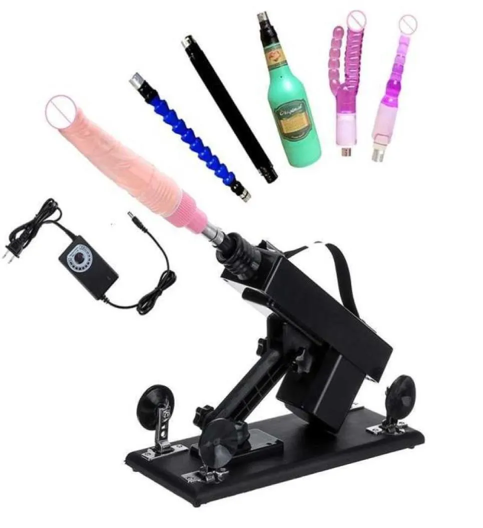 Zabawki seksu masażerka wibrator maszyny z dildo Załączniki dla dorosłych zabawki pistolety masturbacja para gier narzędzie dupa dla mężczyzn erotyczne s9057214