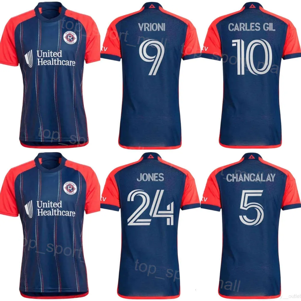 2024/2025 FC Soccer Revolution Jersey 10 Gil 47 Bajraktarevic 8 Polster 5 Chancalay 1 Ravas 17 Wood 9 Vrioni 24 Jones 29 Buck 18 Boateng 12 Lima Football Shirt Kits