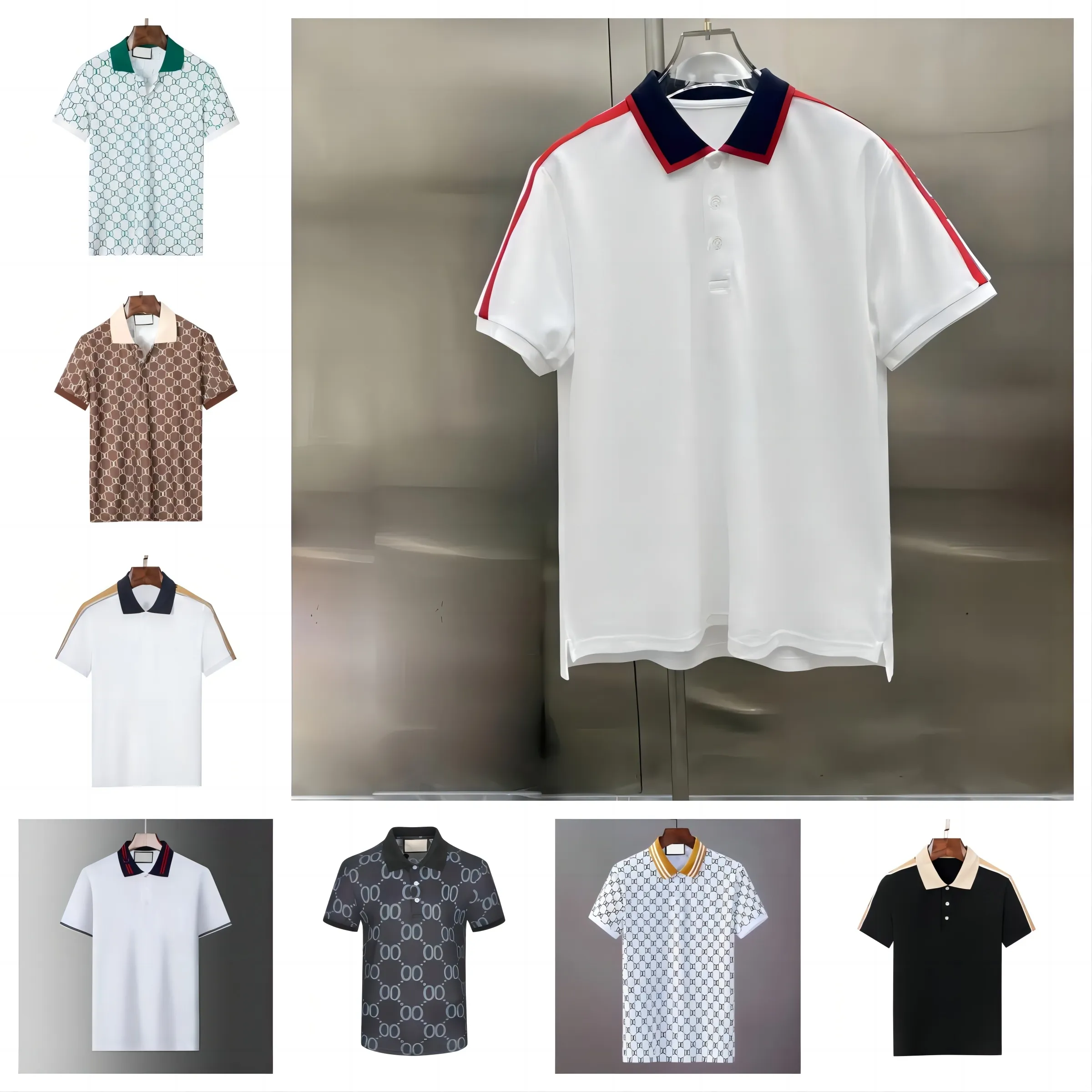 2023men Polo Summer Casual T koszul