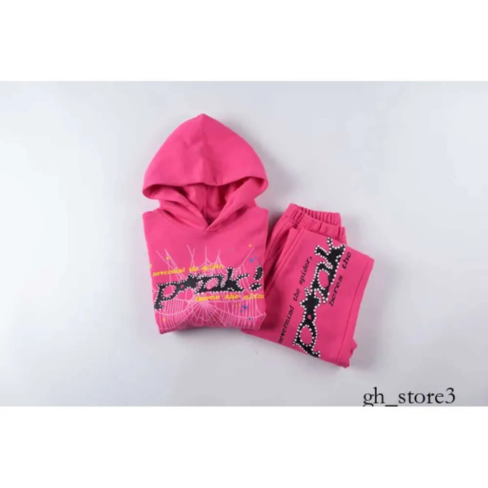 Spider Hoodie Kid's Young Thug Spider Hoodie مجموعات ملابس للأطفال 3D Foam Foam Print Sp5der Pant Music Album فضفاضة 555555 Sweatshirts Sp5der 896