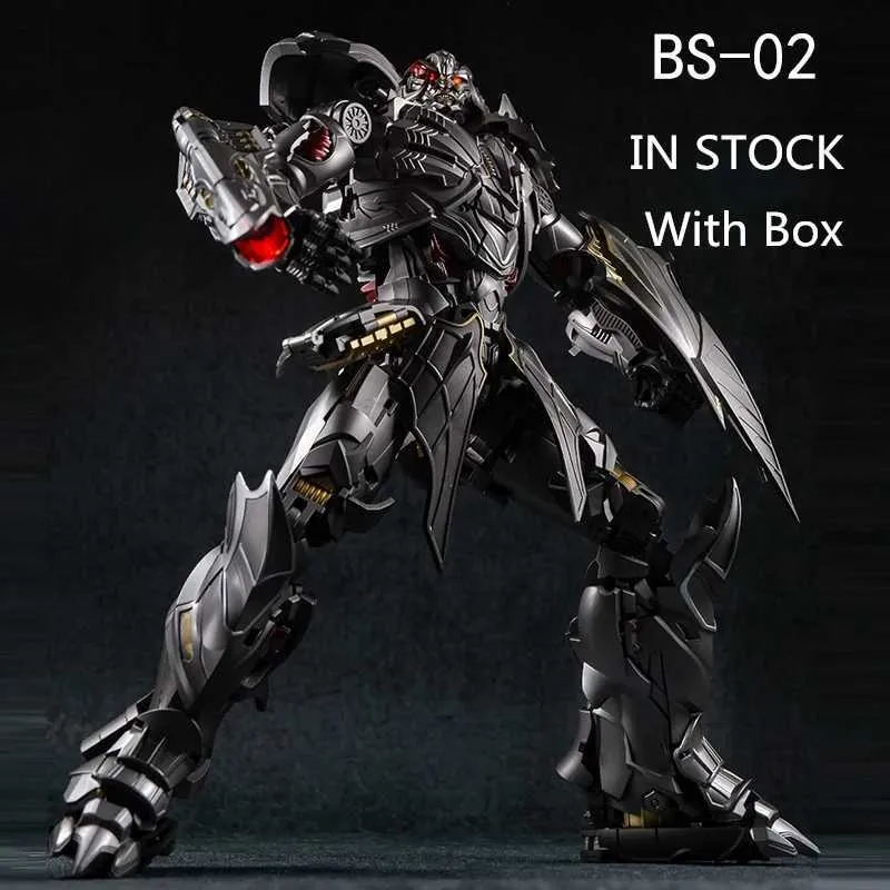 Anime Manga BMB Transformatie BS-02 BS02 BS02S Galvatron Megotroun KO UT R-03 Tank Oversized Hair Glow Movie Action Figure Robot YQ240315