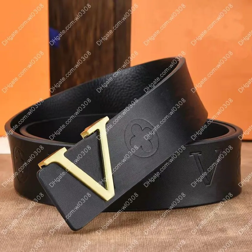 Cintura di lusso da uomo di alta qualità business casual moda classica stampa Designer Cinture M9608 Cintura da donna stilista wi2272