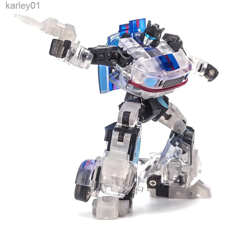 Transformation Toys Robots New Transform Robot Toy Newage na H02t Kagemusha Transparent Jazz Mini G1 Action Toy في Stock YQ240315