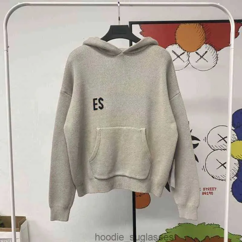 Essientials Sweat à capuche Pull en tricot Ess Pull Sweat-shirts Hommes Femmes Designer Tricoté Jumper Essentialss Pull Set Essentialshoodie Hoody BNHCB