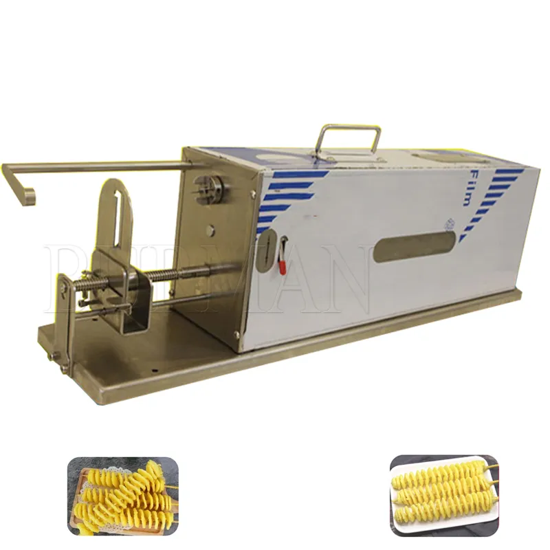 Tornado Slicer Machine Aardappel Twister Spiraalsnijder Rekbare spiraalsnijmachine Gedraaide aardappeltorenmachine