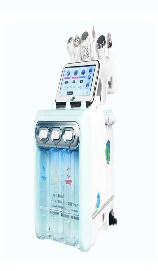 6 en 1 Hydrafacial Diamond Peel Microdermabrasion RF Rajeunissement de la peau Masseur facial ultrasonique Épurateur de peau Machine de beauté9873633