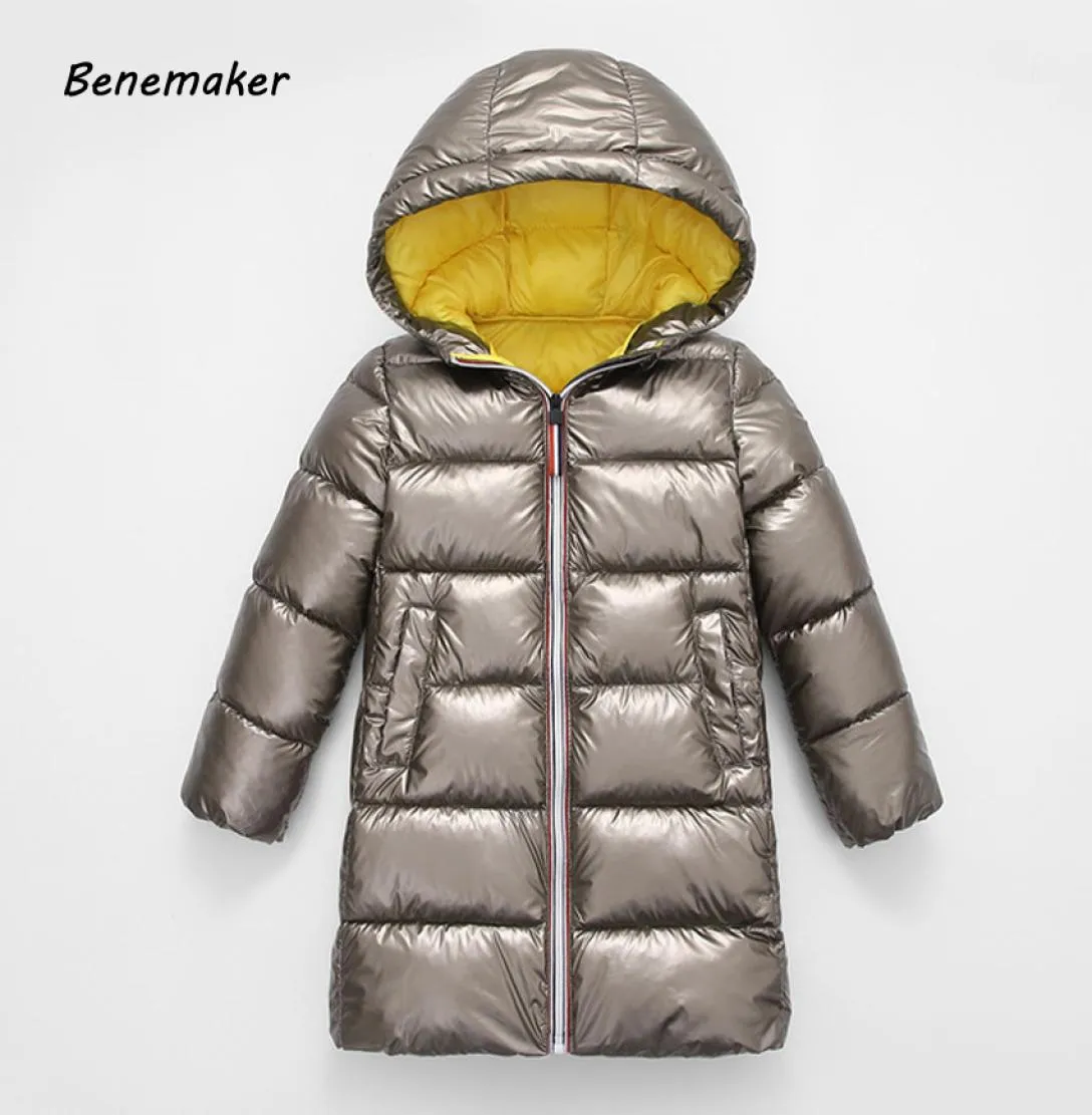 Benemaker Niños Chaquetas de invierno Adolescentes Niñas Niños Parkas cálidas Ropa gruesa para niños 12T 14T Abrigos Rompevientos Ropa de abrigo JH042 Y204720979