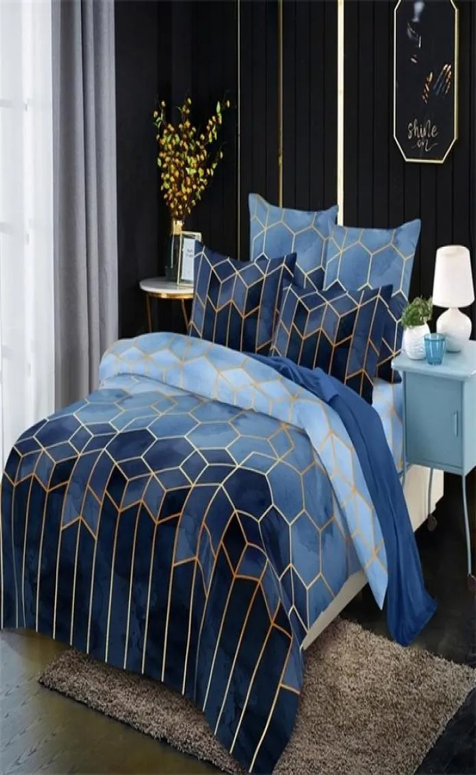 Claroom Geometric Devet Cover 240x220 Bed Linens Comporter Bäddsuppsättningar DH01 C10189760186