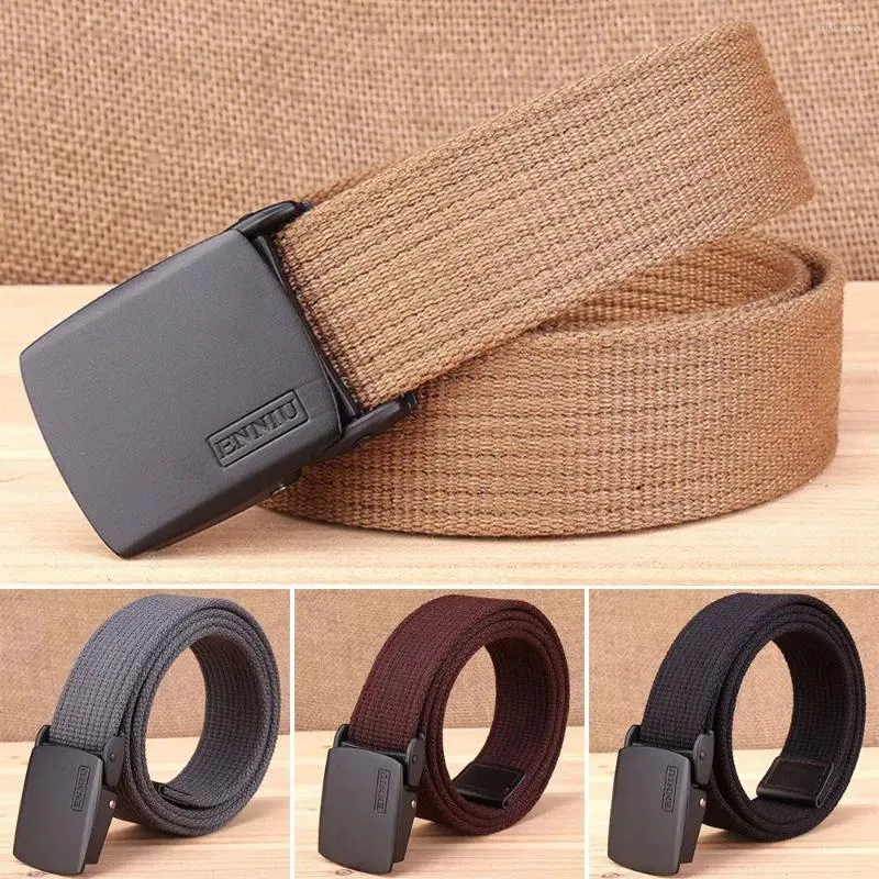 Gürtel Nylon Geflochtener Gürtel Mode Einfacher Wilder Stil Business Casual Automatische Schnalle Bund Canvas Strap