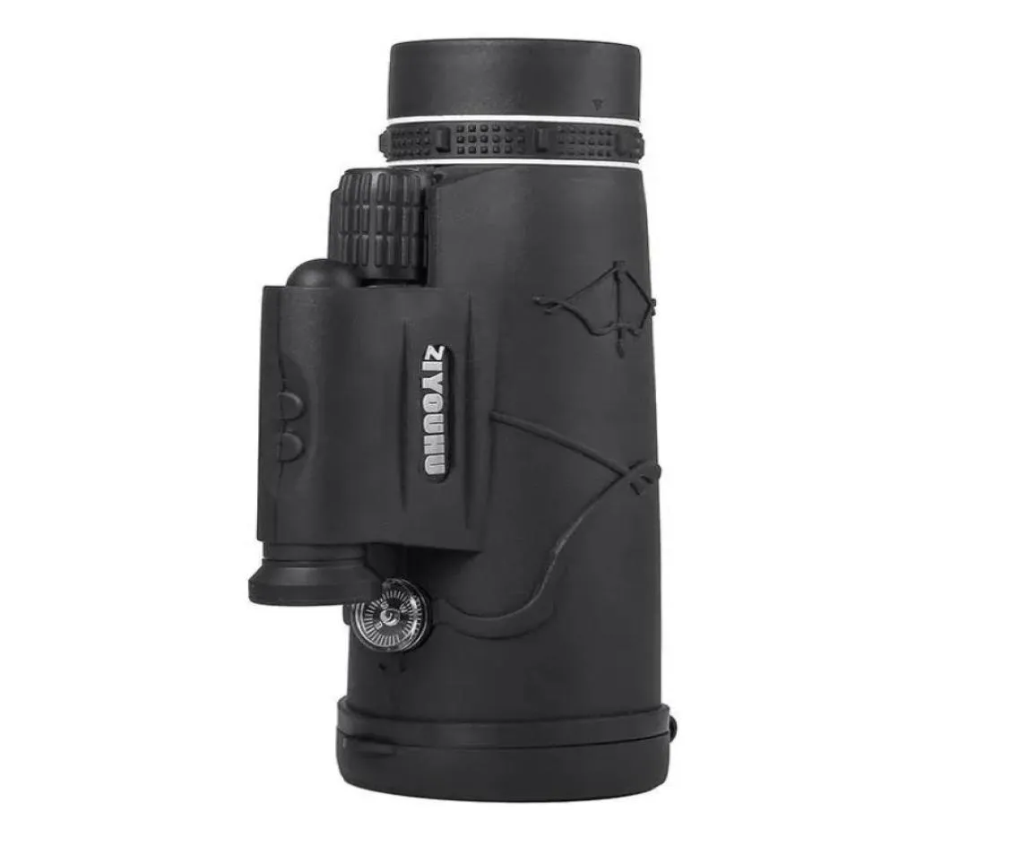 Ziyouhu 12x50 4 em 1 hd monocular fmc filme revestido verde telescópio baixo nível de luz visão noturna 1500m9500m com lanterna laser c8973479