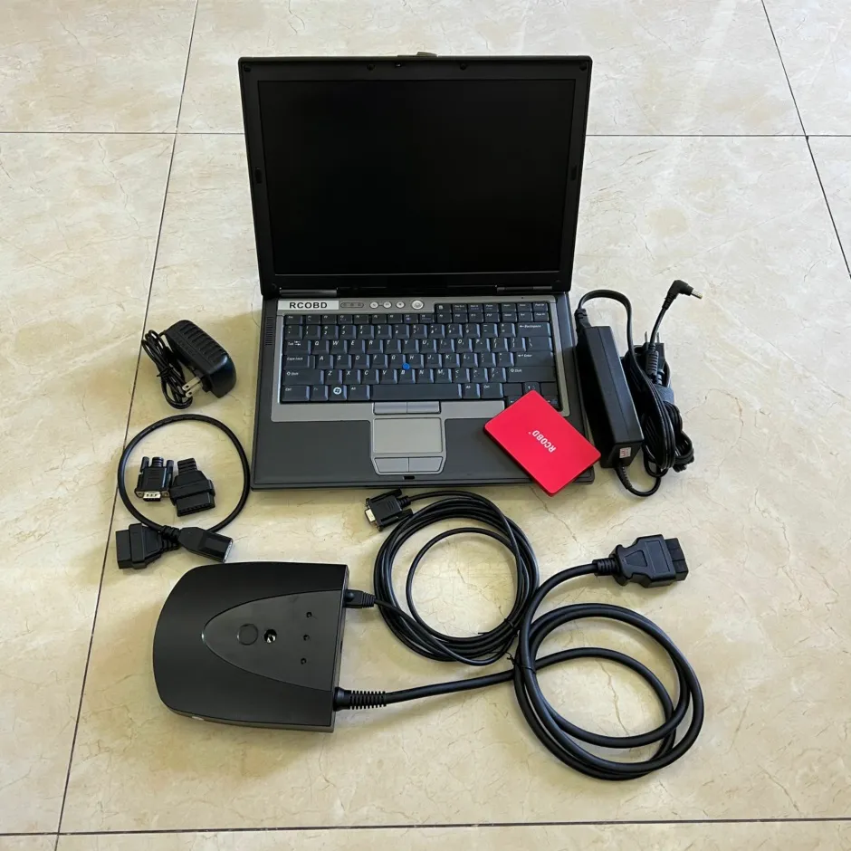 HDS HIM USB com Kfz-Diagnosetool für Honda HDS HDD/SSD im Laptop D630 4G Komplettset sofort einsatzbereit