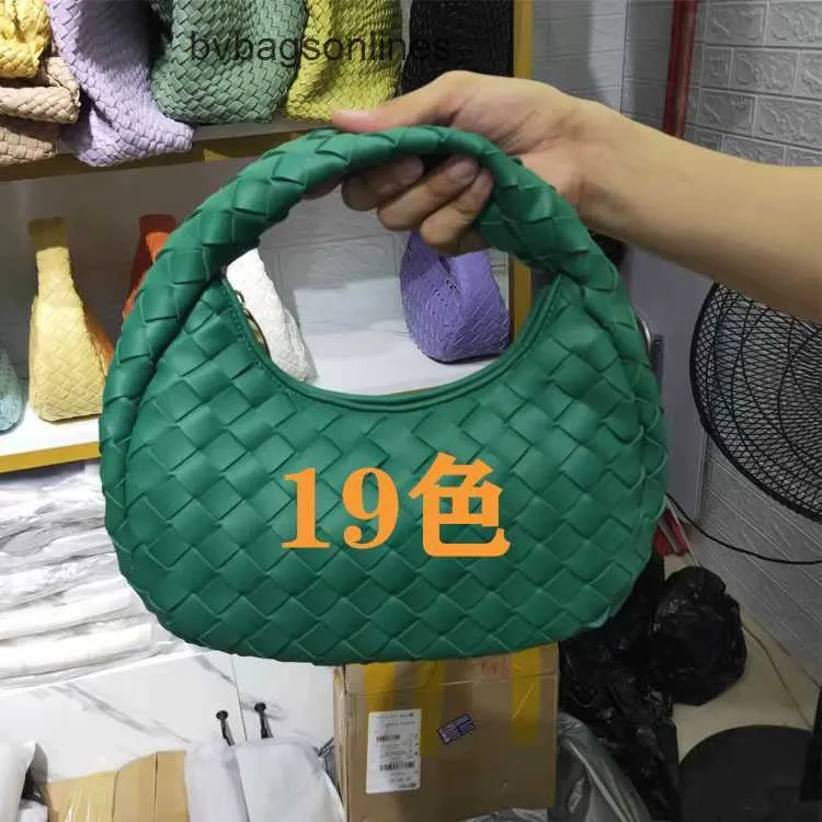 Bottegs Luxury Bottegs Venets Jodie Bag Woven Horn Bag Bag Bag Pillow Square Square with Original 1: 1 Logo