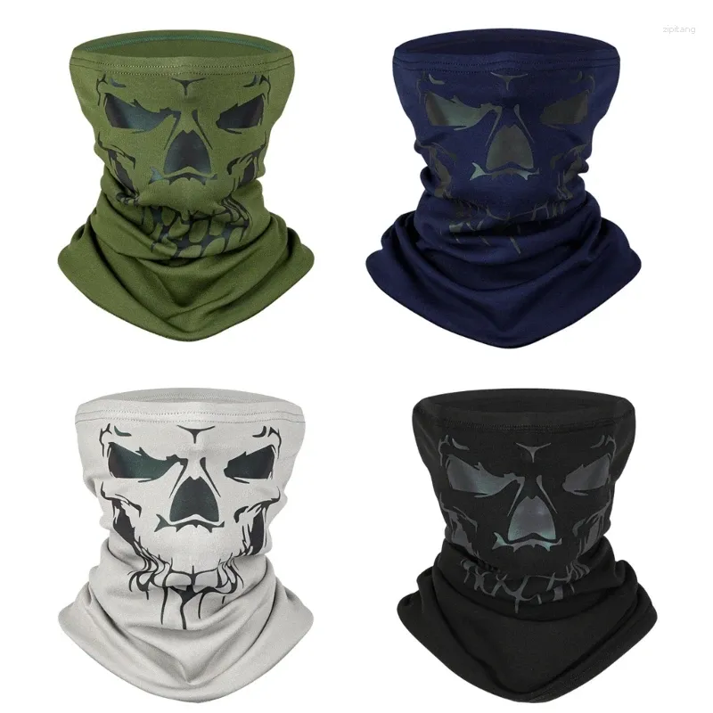 Bandanas leve rosto cachecol multifuncional motocicleta headwear mais quente neckwear elástico pescoço tubo poeira vento bandana máscara