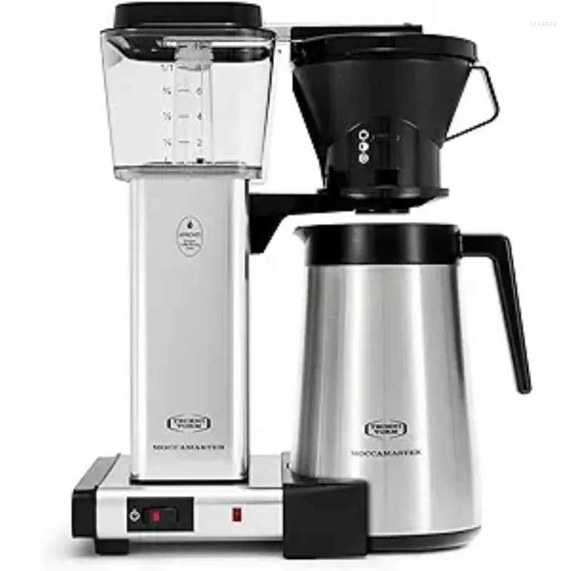 Set Di Pentole Moccamaster 79112 KBT Coffee Brewer 40 Oz Argento Lucido Macchine Pentole E Padelle Cucina