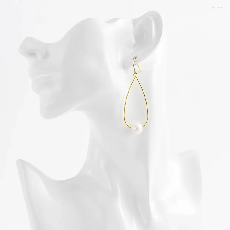 Boucles d'oreilles pendantes bijoux minimalistes MOMI perle goutte d'eau Aloha océan comme cadeau de plage pour fille