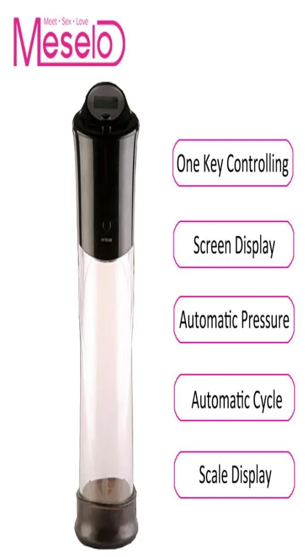 Meselo Elettrico Ingrandimento Del Pene Vuoto Automatico Dick Enlarger Extender Giocattoli Del Sesso Per Gli Uomini Dispositivo di Potenziamento Maschile Y190527035832623