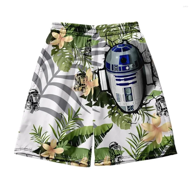 Herren-Shorts, hawaiianischer Strand und Damenbekleidung, 3D-Digitaldruck, lässiger Modetrend, Paar-Hosen
