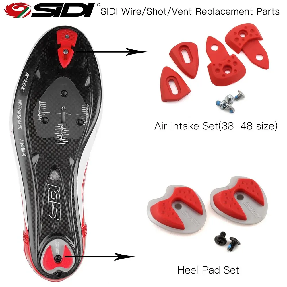 Wire S Road Bike Lock Shoes Heel Cleat Reserve Cleats för den enda utbytbara 240312