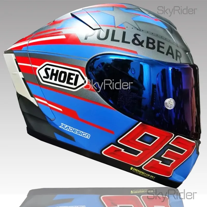 Motorcycle Helmets Shoei X14 MM93 Marquez America Captain