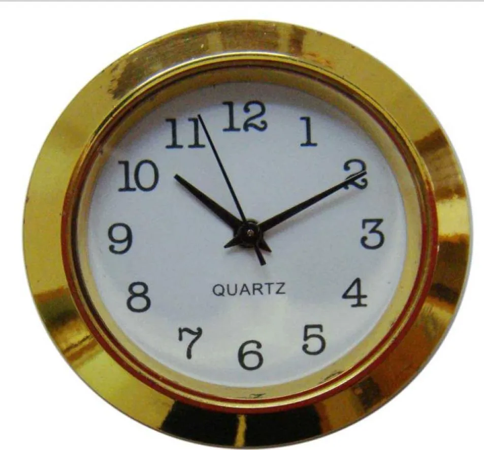 2021 Gold 1 716 inch plastic insert clock standand size arabic dial fit up clock PC21S movment6691623