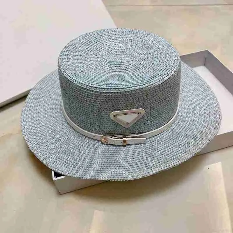 Projektant luksusowy designerka czapka czapka moda casquette słomki czapki płaskie szerokie grzbiet czapki cukierki zamontowane swobodne rybacka czapka słoneczna czapki czapki maska ​​16opt 16opt