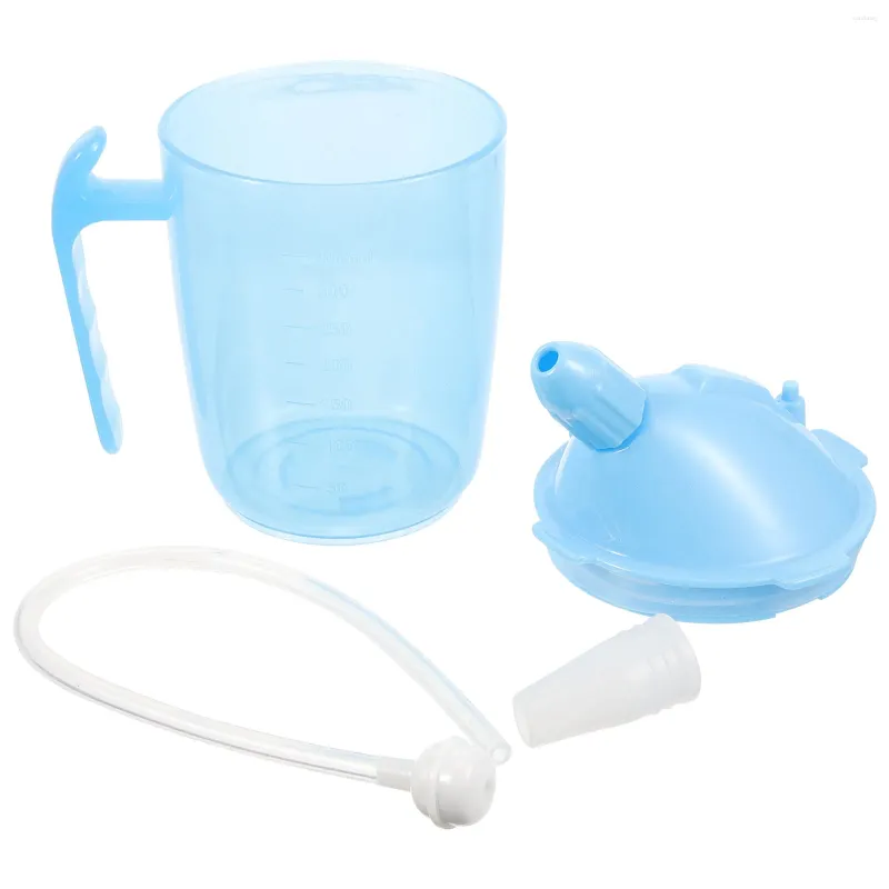 Bouteilles d'eau, tasse, paille d'alimentation pour personnes âgées, anti-déversement, soupe de convalescence, bouillie, liquide, pas de boisson pour le Patient, maternité, adulte