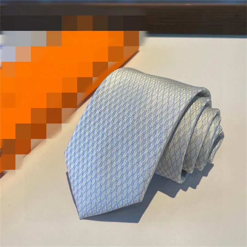 2024 Corbatas de moda para hombres Corbata de seda 100% Diseñador Lette Corbata sólida Jacquard Corbata tejida clásica hecha a mano para hombres Corbatas casuales y de negocios para bodas