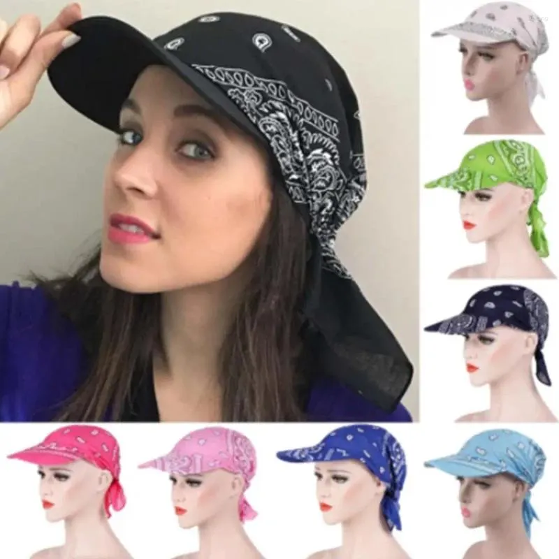 Bandanas Hat الأنيق الأنيق خفيف الوزن القابل للتحويل في الهواء الطلق مع حماية من أشعة الشمس مريحة