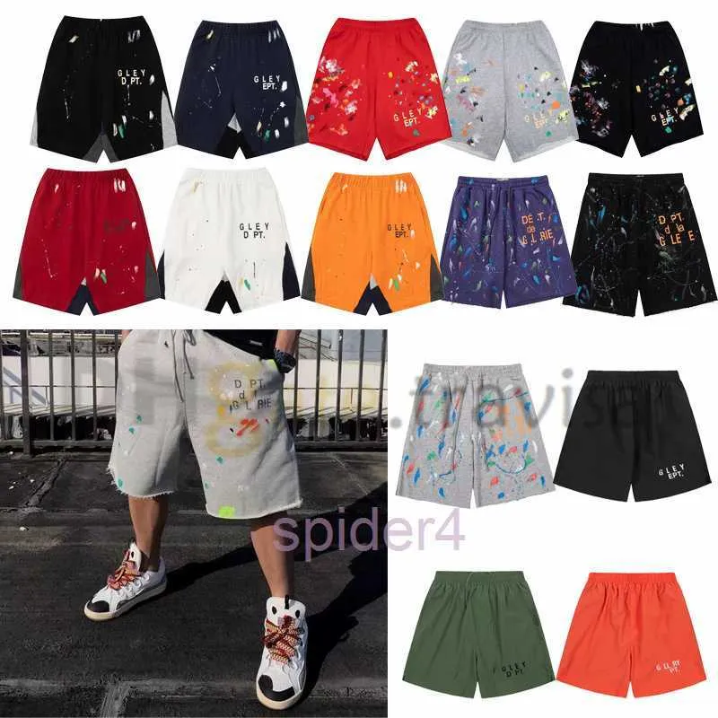 Designer Mens Shorts Gallery Depts Summer Gallary Shirt Alphabet Printed Star samma runda nacke Kort ärm T-shirt för män och kvinnor RJPU