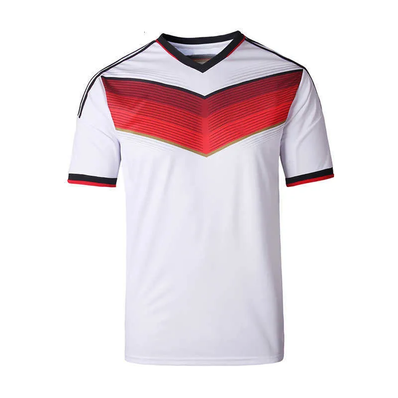 Jersey Summer New V-Neck Mens Training Digitalt tryckt Löst storlek Termisk sublimering Kort ärm Soccer