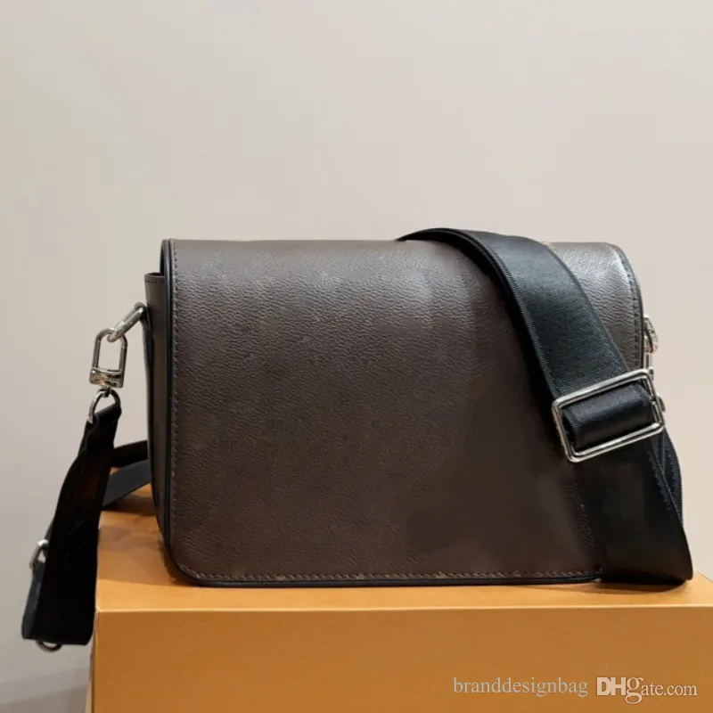 Classic Designer Messenger bag Men Leather Crossbody Luxury Brand Shoulder bags Fashion Handbag Phone Purse