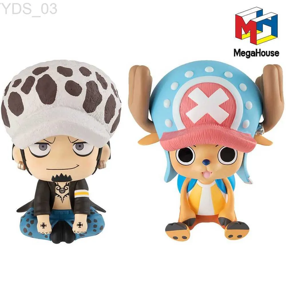 Anime manga megahouse Look Up One Piece Trafalgar L Tony Chopper Collectible Anime Action Figure Model Toys Prezent dla fanów Kids YQ240315
