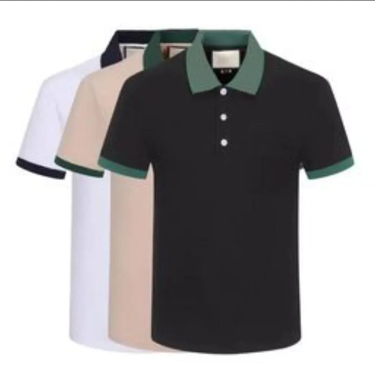 Hommes Polo Homme été Polos chemise Polos t-shirts haute rue éléments petit haut t-shirt M-3XL