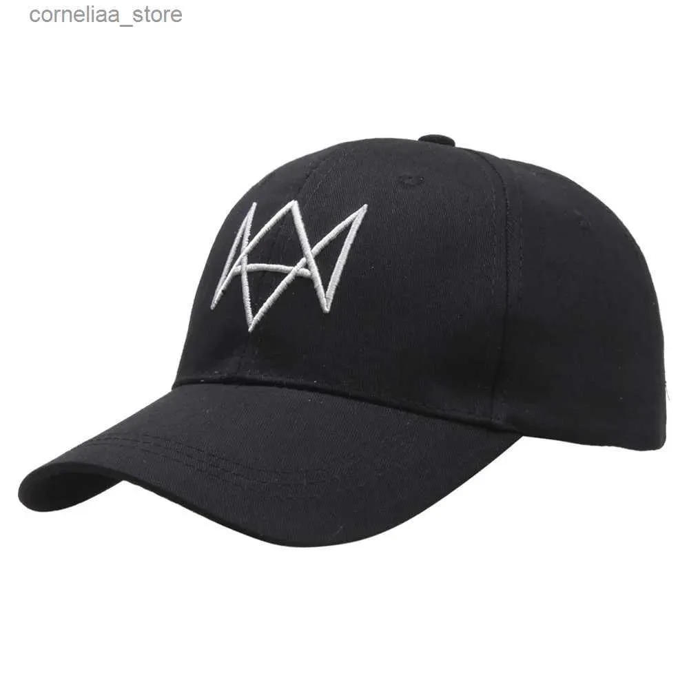 Ball Caps Solid Color Baseball Caps Mężczyźni Kobiety Cosplay Dog Snapback Hip Hop Cap Kapita Summer jesienna Unisex Golf Trucker Hat Casual Gorasy240315