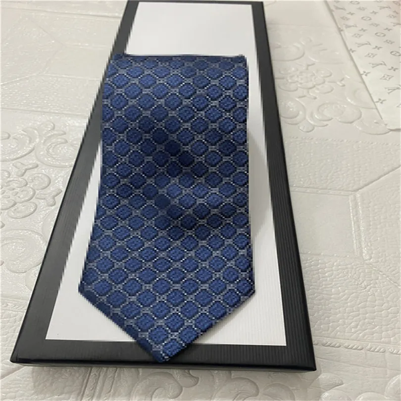 Cravatte da uomo nuove Cravatte di seta alla moda Cravatta di design al 100% Cravatta classica fatta a mano in tessuto jacquard per uomo Cravatte casual e da lavoro da sposa con scatola originale