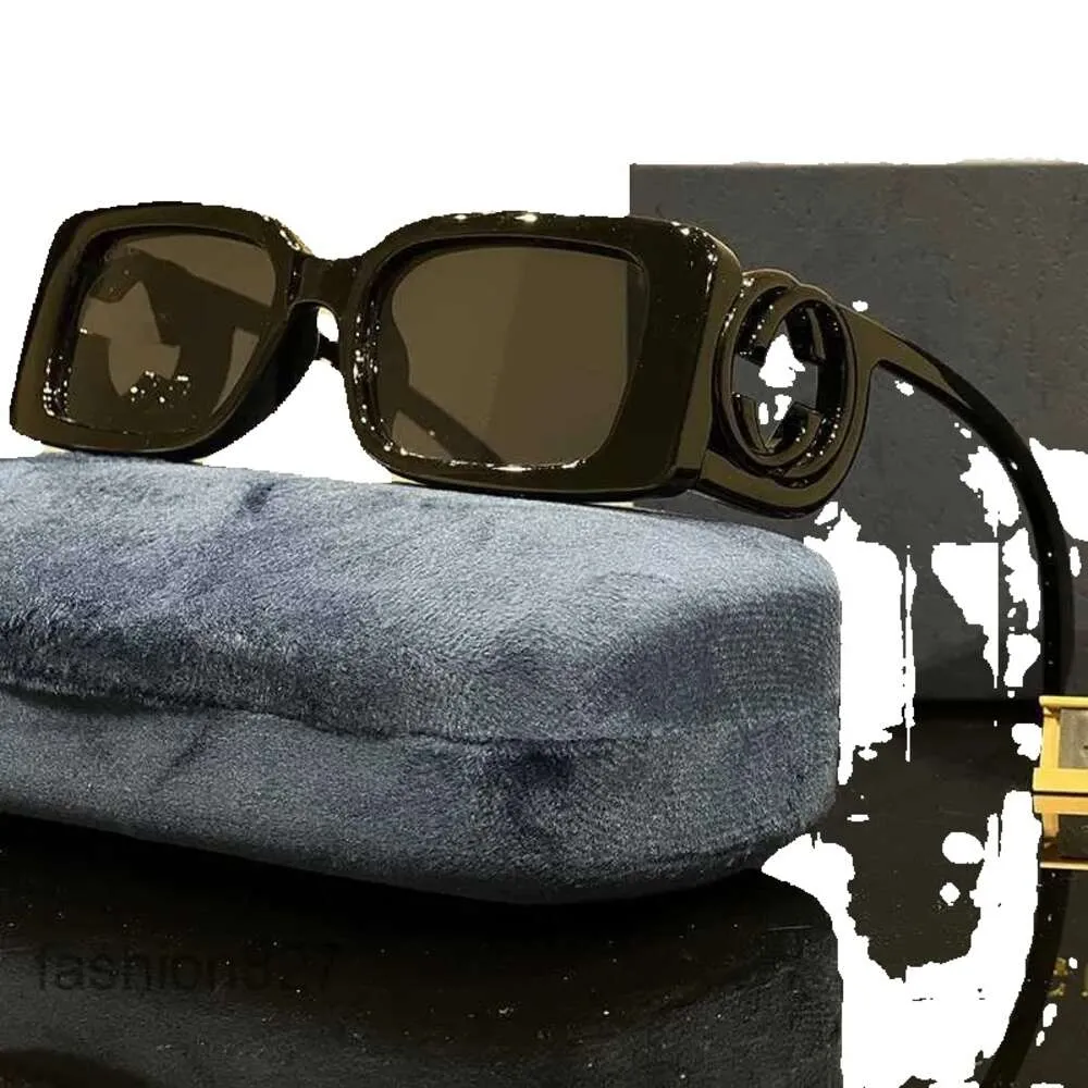 Óculos de sol laranja de grife com caixa de presente – Óculos de marca da moda para mulheres e homens